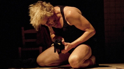 Ramon Oller durante su exhibición en la lección magistral de la Mostra de Mim de Sueca.