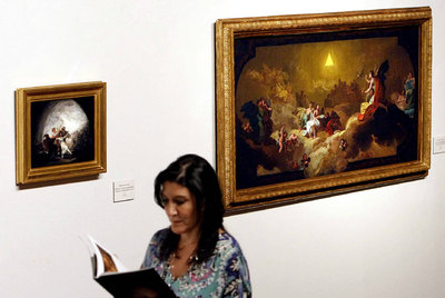 Tres siglos de arte español y tres lienzos de Goya