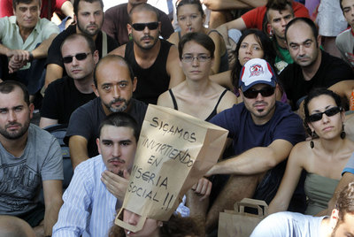 Bolsas de papel contra "la dictadura de los mercados"
