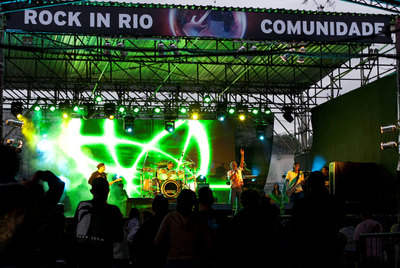 Una noche de rock en la favela
