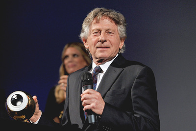 Roman Polanski recibe el premio homenaje del Festival de Cine de Zúrich.