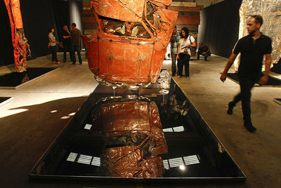 Una imagen de la exposición  Huesopiel  en La Rambla de Almassora.