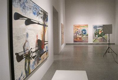 Pinturas de Ortiz de Elguea y Zumeta en la exposición  Luz adentro , que se inaugura el próximo sábado.