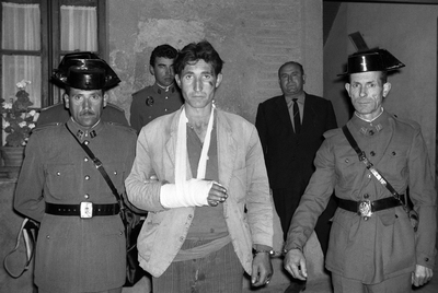 Eleuterio Sánchez, en junio de 1966, tras ser detenido después de su primera fuga.