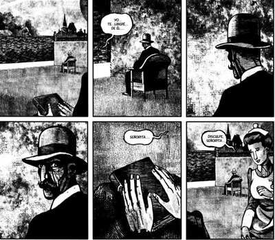 Página de  La protectora,  de José Antonio Godoy,  Keko .