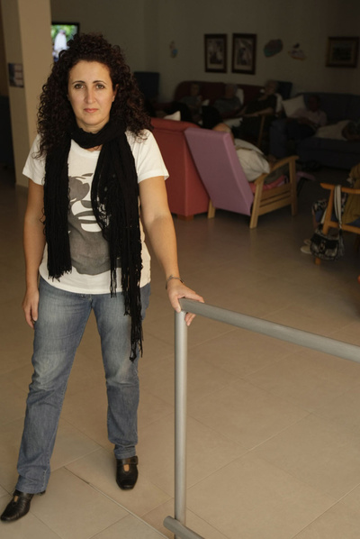 Cándida Marín, en el Centro de Día de Moratalla.