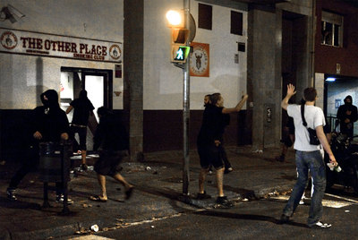 Barcelona abre un expediente al bar donde se celebró una fiesta neonazi