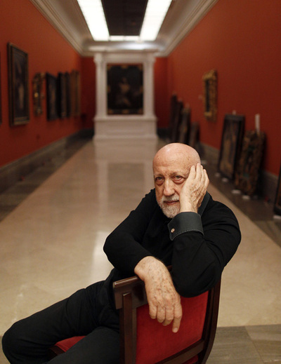 Pier Luigi Pizzi, en una sala de la Academia de San Fernando.