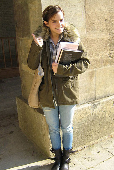Emma Watson, en Oxford.