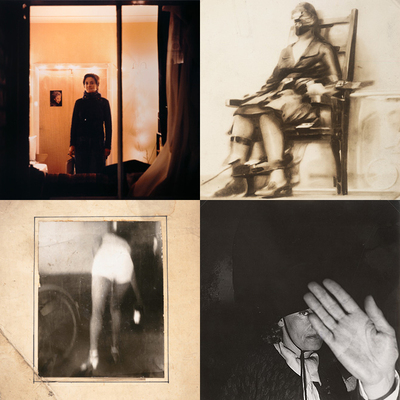 Arriba, a la izquierda,  Stranger Nº 2 , fotografía de Shizuka Yokomizo. A su derecha,  La electrocución de Ruth Snyder,  fotografía de Tom Howard. Abajo, a la izquierda, imagen sin título de Miroslav Tichý. A la derecha,  Greta Garbo en el club St. Germain,  fotografía de Georges Dudognon.
