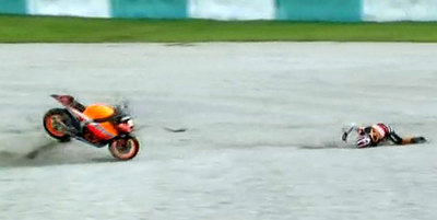 MÁRQUEZ NO GANA PARA SUSTOS