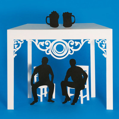 Ilustración para la portada de  Conversación en La Catedral. 