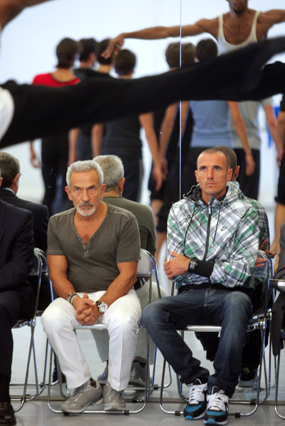 Ullate y Martínez durante un ensayo de   Samsara  .