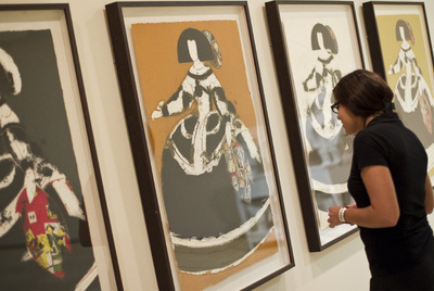 Un aspecto de la exposición  Manolo Valdés. Picasso como pretexto. 