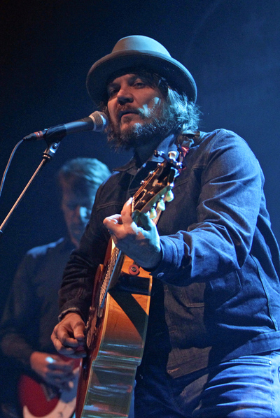 Jeff Tweedy, líder de Wilco, ayer en el Circo Price.