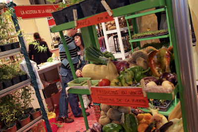 Algunos de los expositores que participan en esta edición de Biocultura, en Ifema.