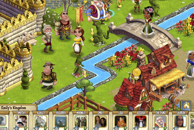 Escenario de  CastleVille,   la última producción de Zynga. 