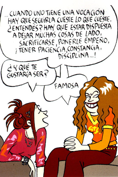 Viñeta del libro  Superadas 2  (R Que R), de Maitena.