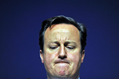 El primer ministro británico, David Cameron, en la cumbre del G-20 en Cannes.