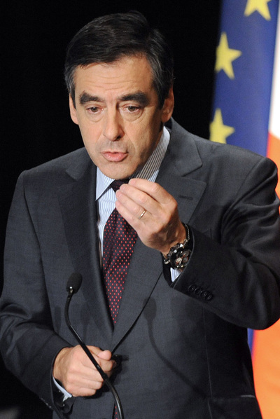 François Fillon, en una reciente intervención pública