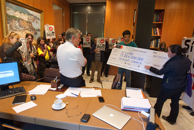 La indignación llega al despacho presidencial de CatalunyaCaixa