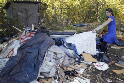 Lágrimas indignadas por las chabolas de Puerta de Hierro