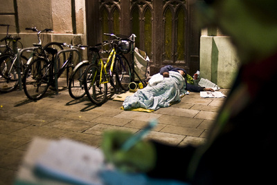 700 'sin techo' duermen en las calles de Barcelona