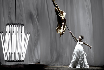 Un momento de  Guerra y paz,  dirigida por Tomaz Pandur.