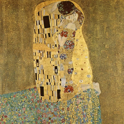  El beso  de Klimt.