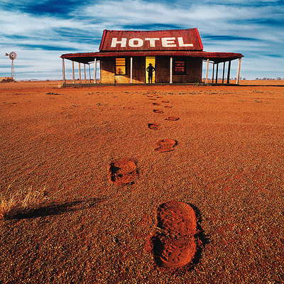 Alfombra de arena roja australiana