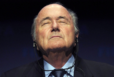 Joseph Blatter, en la sede de la FIFA, en Zúrich.