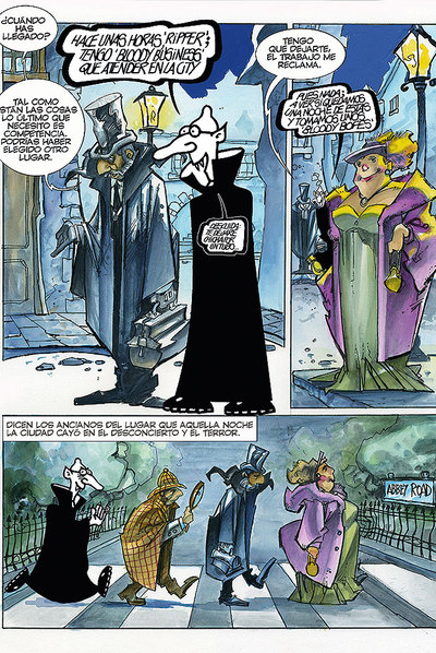 Una de las páginas de 'Drácula', que se publica el próximo 1 de diciembre.