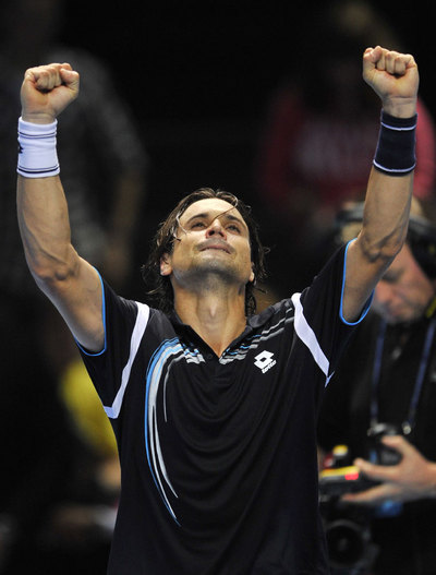 Ferrer, tras su triunfo sobre Murray.