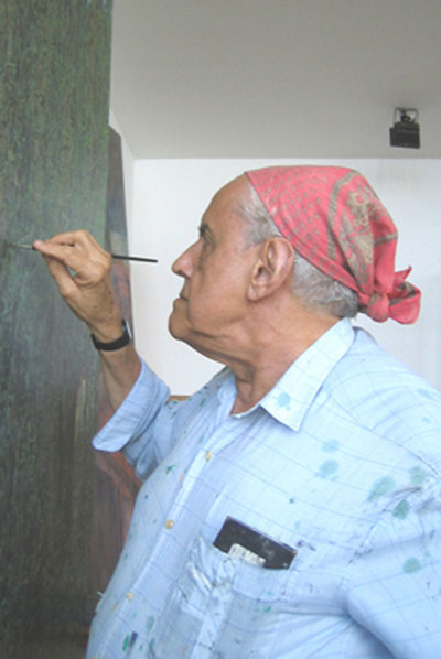El pintor nicaragüense Armando Morales.