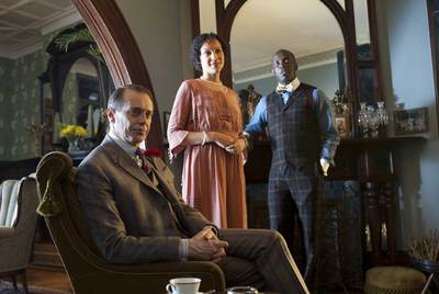 Una escena de la serie  Boardwalk empire,  con el actor Steve Buscemi, en primer plano.