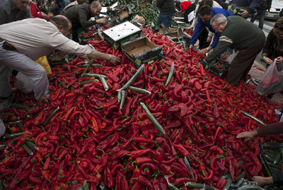 El campo almeriense se rebela contra las cadenas de distribución