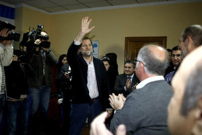 Rajoy elige Pontevedra para mostrarse a España