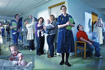 Imagen de  One born every minute ,  de Channel  4, que en España se llamará  Baby boom. 