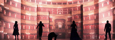 Cinco artistas durante el ensayo de la ópera  Don Giovanni,  el debut de Daniel Barenboim como director musical de La Scala.