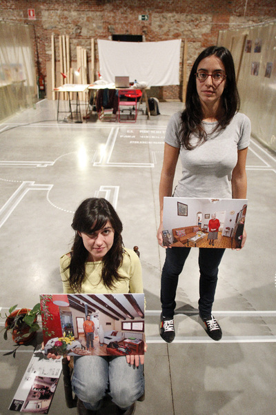 Pilar Pérez y Marta Catalán, del proyecto  100x100 corralas .