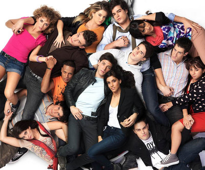 Los alumnos de  Física o Química,  en la adaptación de Telemundo.