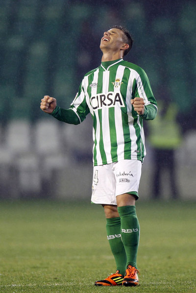 Rubén Castro, tras la victoria bética.