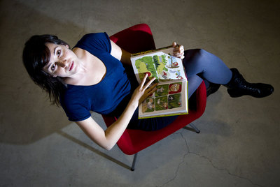 Mireia Pérez, que acaba de debutar con la novela gráfica  La muchacha salvaje,   en la editorial Sins Entido. 