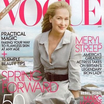 Meryl Streep, en la portada de  Vogue USA. 