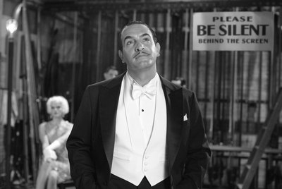 Jean Dujardin, el protagonista de  The artist,  en un fotograma de la película.