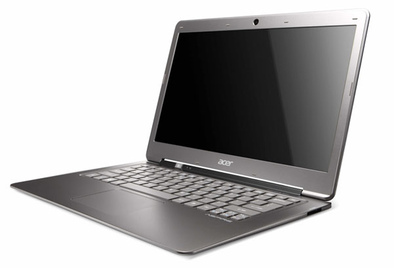 El  ultrabook  Aspire S3 del fabricante taiwanés Acer, una de sus principales apuestas para 2012