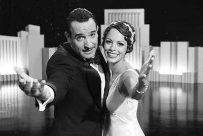 Bérénice Bejo y Jean Dujardin en  The artist. 