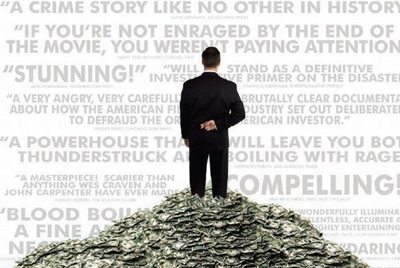 Un fotograma de la película  Inside job.  