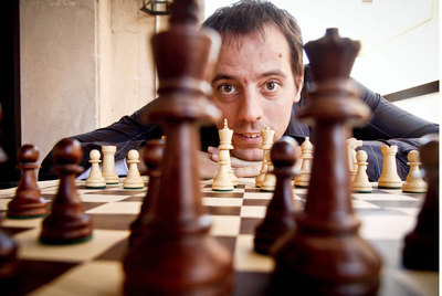Paco Vallejo,  número uno  de España en ajedrez.