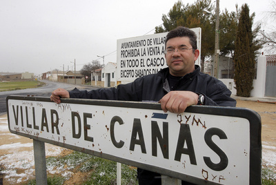 El alcalde de Villar de Cañas, José María Saiz.